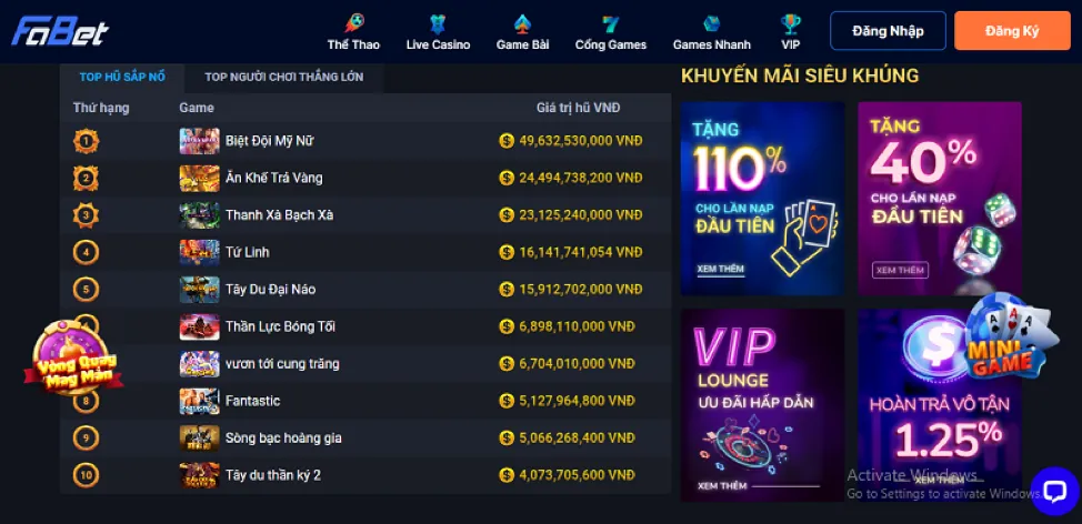 Khuyến mãi f83 game cho người tham gia đá gà